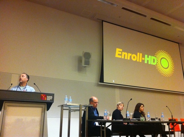 Robi Blumenstein von CHDI, HD World Congress, Melbourne 2011  