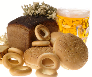 Hefe kann zur Herstellung von Brot , Beer ----und für wissenschaftliche Entdeckungen eingesetzt werden