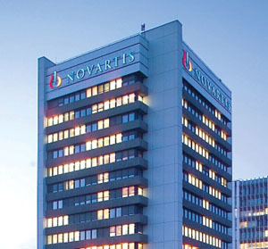 Novartis Zentrale in Basel, Schweiz  
